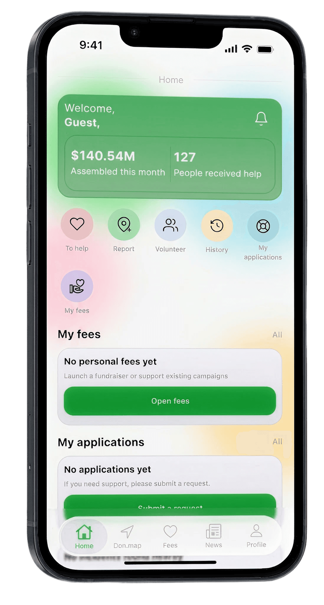 Heart Responders app map screen