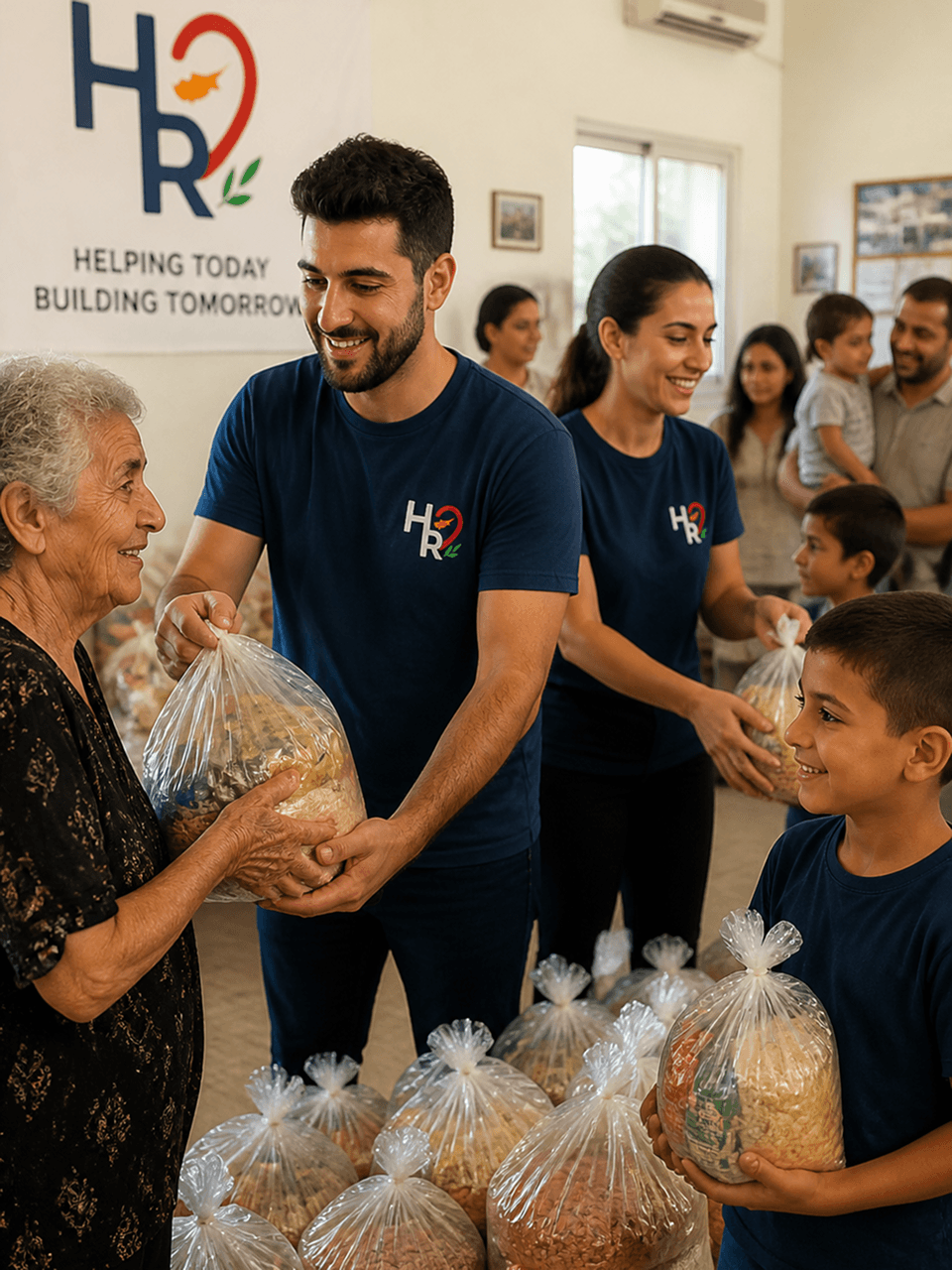 Providing food and essentials to those in need